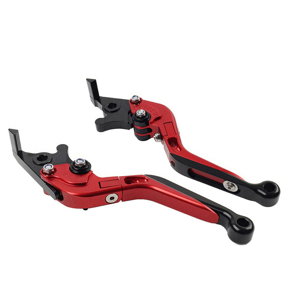 CNC Folding Extendable Brake Clutch Levers for Honda CBR125R CBR150R CBR250R Red