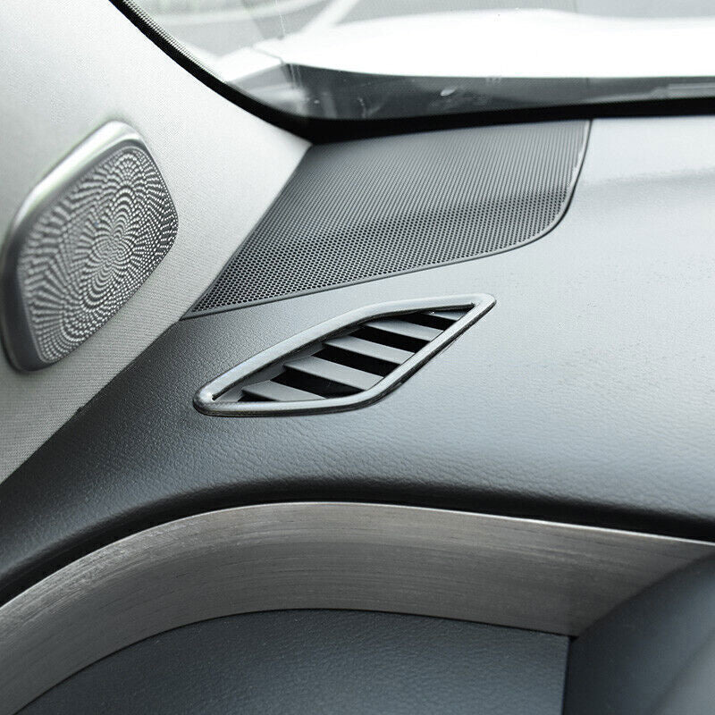 Instrument LR Air Outlet Vent Trim for Nissan Murano 2015-21 Steel Carbon Fiber
