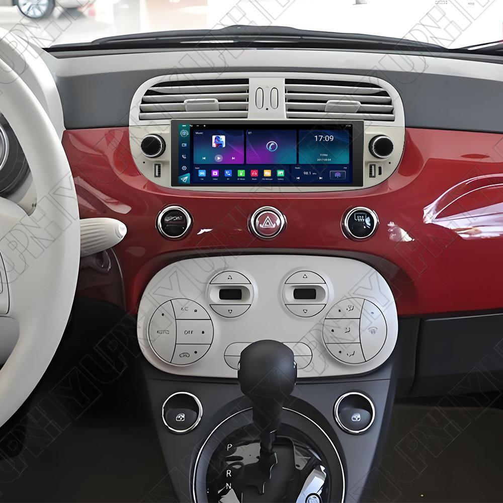 6.86 For 2007-18 for Fiat 500 Carplay 2+32GB Stereo Radio GPS Nav Wifi FM BT Player