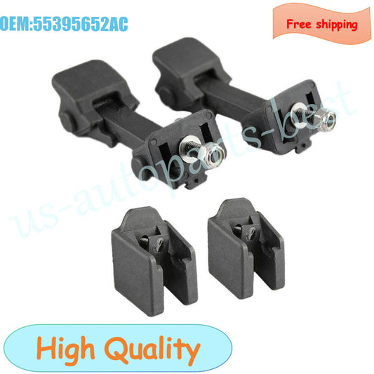 Pair Front Hood Latch Catch  Bracket for Jeep for Wrangler TJ 97-06 Shipping