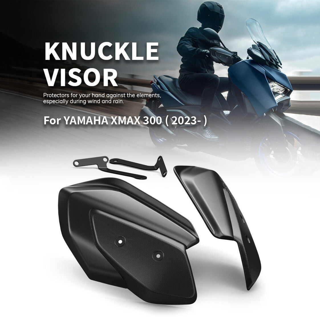 Motorcycle Handguard Extensions Hand Guard Windshield for YAMAHA XMAX300 2023