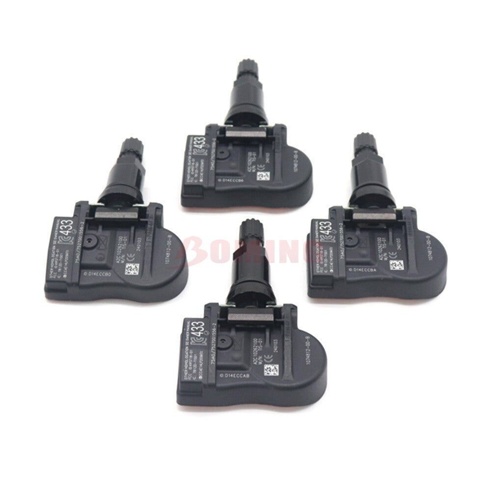 Kit 4x Tire Pressure Sensors 433MHz TPMS for Tesla Model 3 SX 1074812-00-B new