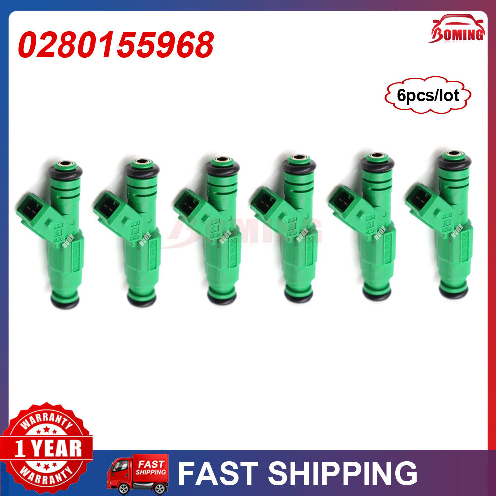 6PC Fuel Injectors Fit For GM for Ford TBI LT1 LS1 LS6 V8 440cc EV1 for Chevy 0280155968