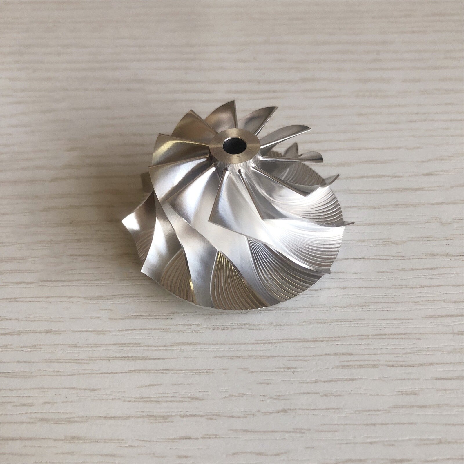 RHV4 Forward 38.21/52.50mm 11+0 blades High-performance billet compressor wheel