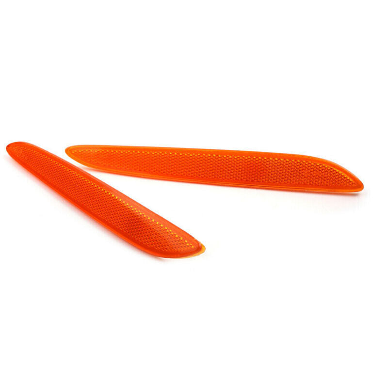 for Jaguar XJ 2010-2017 Pair Rear Bumper Lamp Trim Side Reflector Light
