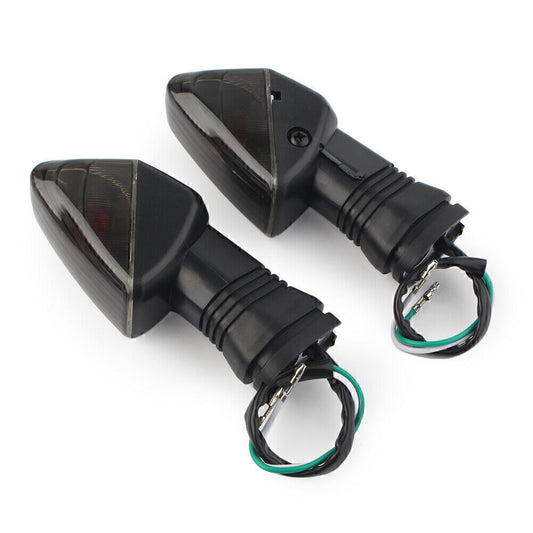 Fit for Kawasaki ZX-6R ZX-10R Z750 Z1000 Turn Signal Indicator Lights Black UK
