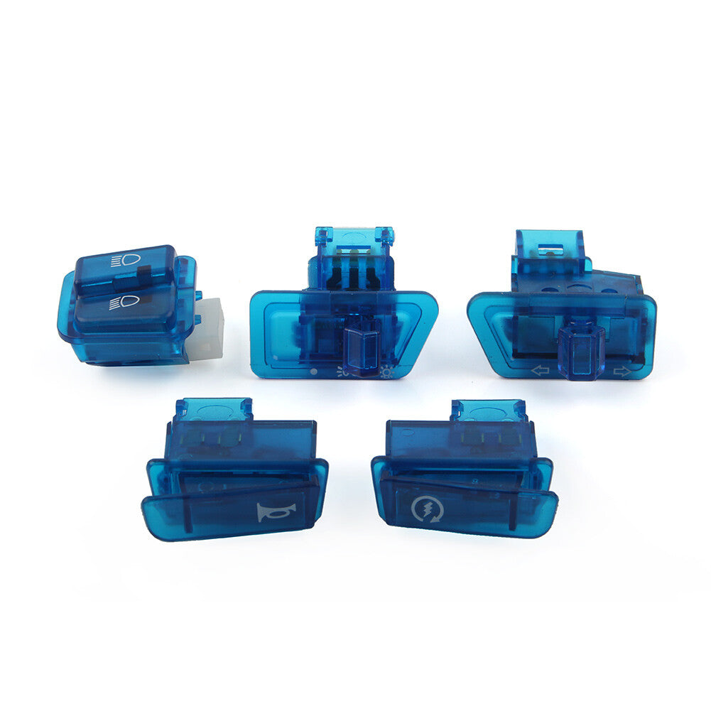 5x Headlight Turn Signal Start Light Ignition Switch Horn Cap for GY6 125 150cc
