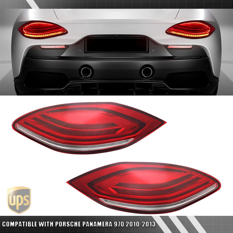 For 2010-2013 for Porsche for Panamera LED Tail Lights Upgrade Rear Brake Lamps LHRH