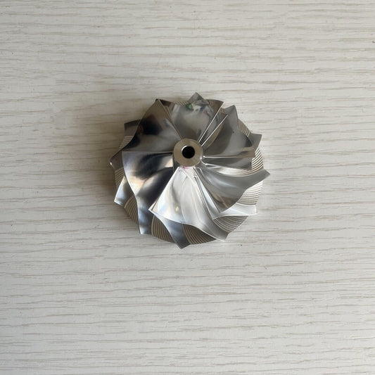 K04 49.50/63.00 mm 6+6 Blade High-Performance Turbine Billet Compressor Wheel