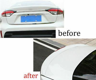 for Toyota for Corolla 4DR 19-2022 Led White Rear Spoiler Tail Trunk Lip Wing Cover