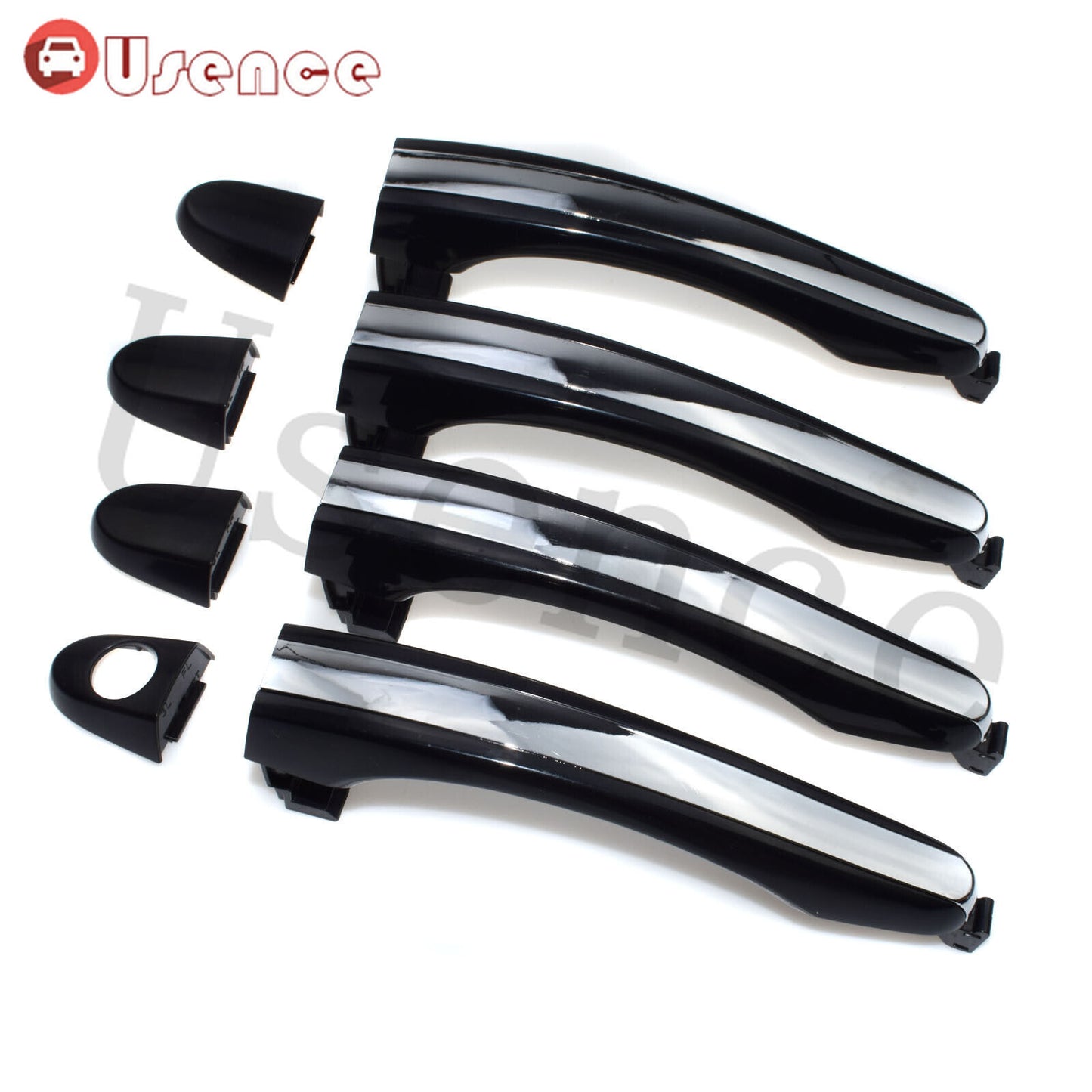 4Pcs Front Rear Left Right Side Exterior Door Handle for Hyundai Azera 2006-2011