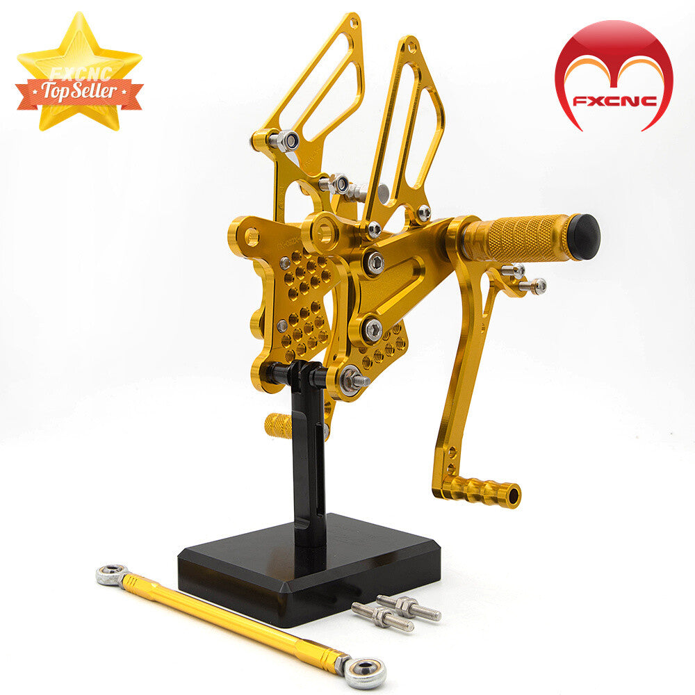 CNC gear foot pedal suitable for Kawasaki ZX6R and ZX636 models from 2009 to 2017, 2018, 2019, and 2020.