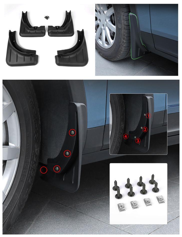 Accessories Guards Mud Flaps Mud Guards Fender 4X For 2014-2021 for Porsche Macan