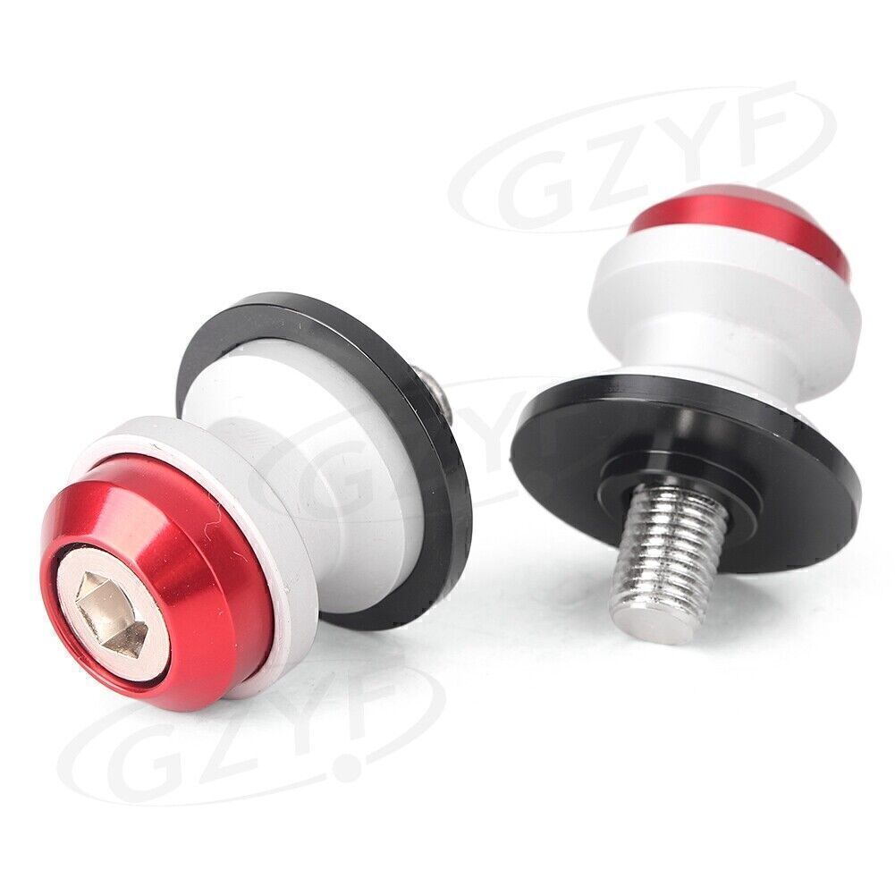 2pcs 10mm CNC Motorcycle Swingarm Sliders Spools Fit for kawasaki Z750 Z750 Z1000ly
