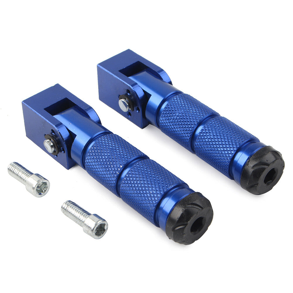M8 Footpegs Folding Passenger Foot Pegs Fit for YAMAHA for Suzuki for Kawasaki ATV Universal