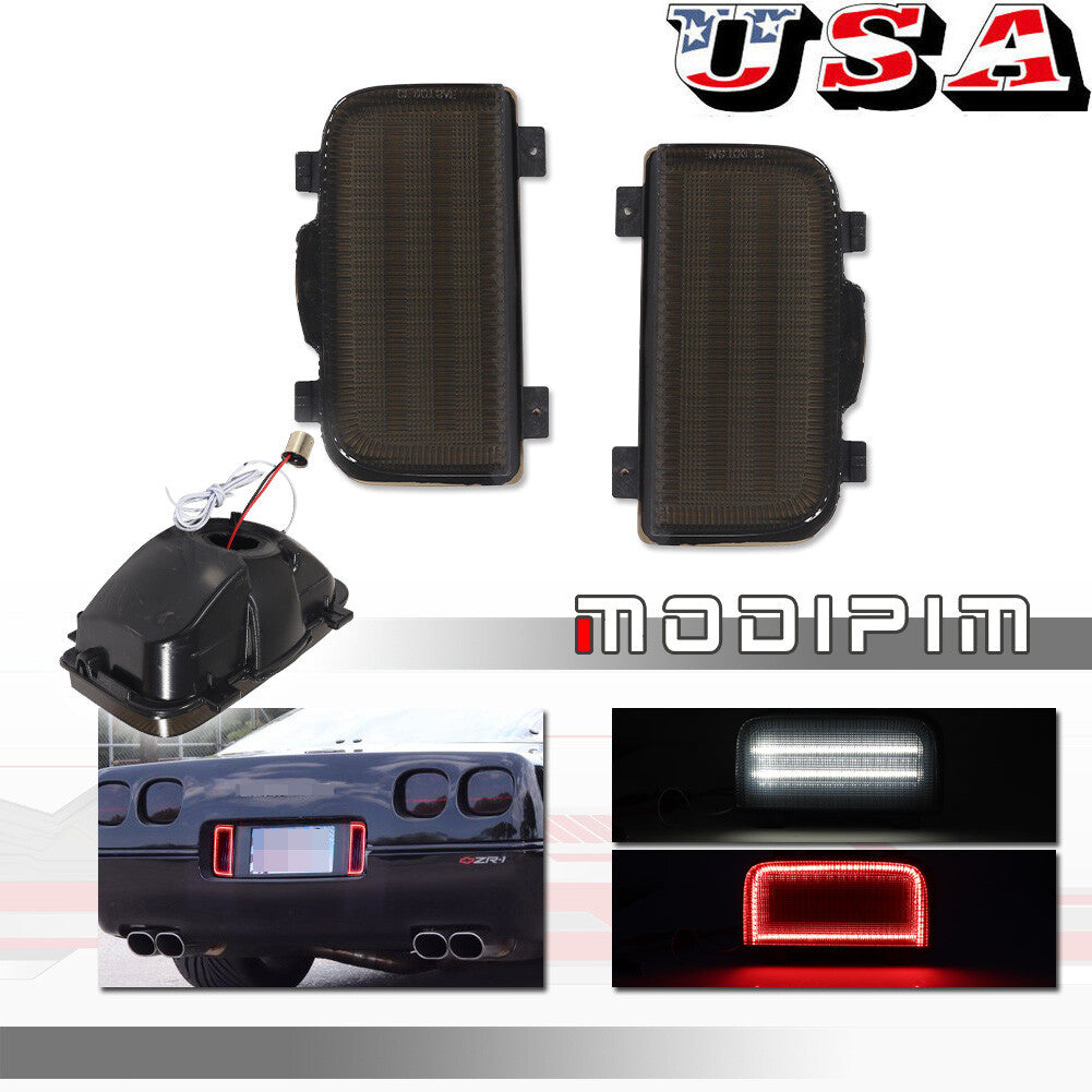 LED rear tailgate with white reverse backup and red taillights suitable for 1991-1996 for Corvette C4