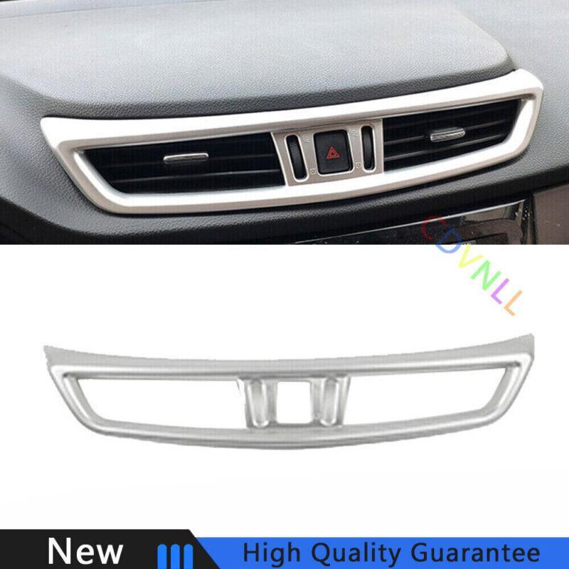 for Nissan Rogue Sport 17-2021 Silver Middle Console Air Outlet Vent Cover Trim