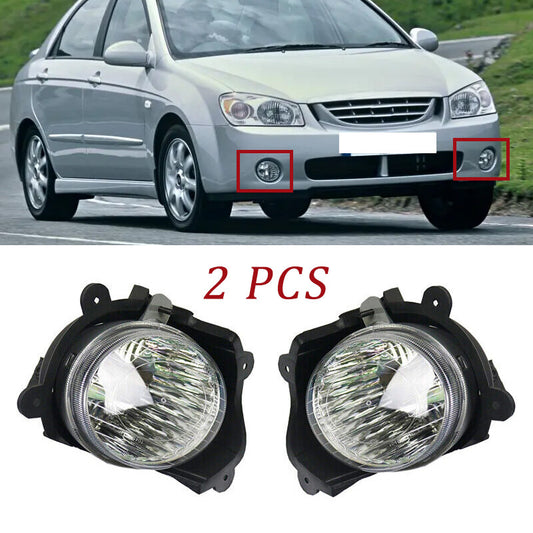 ?? 2-piece front bumper grille signal fog light LH+RH for Kia Cerato 2005/2006 ??