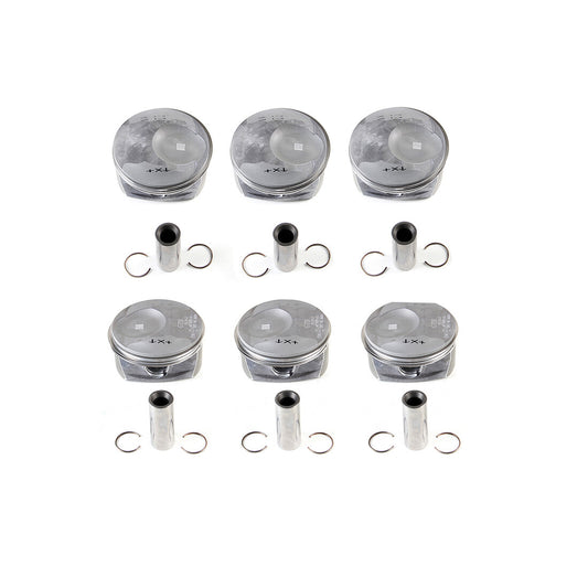 Six 3.6-liter piston ring assemblies fit for Porsche for Panamera 970 94810304857