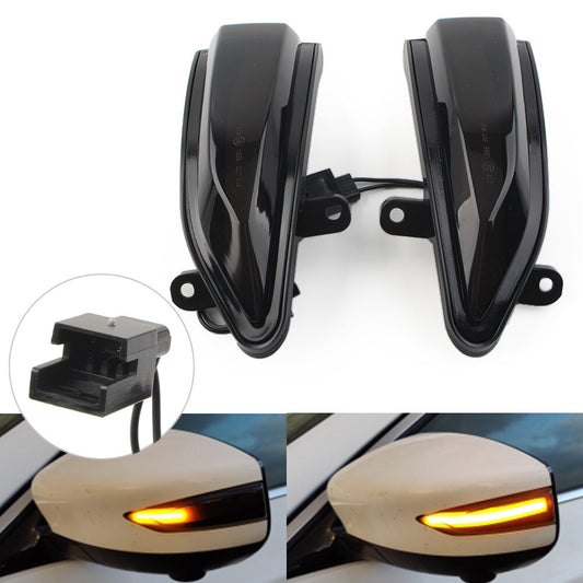 2x Sequential LED Side Mirror Turn Signal Light Lamp Fit Altima Teana 2013-2018