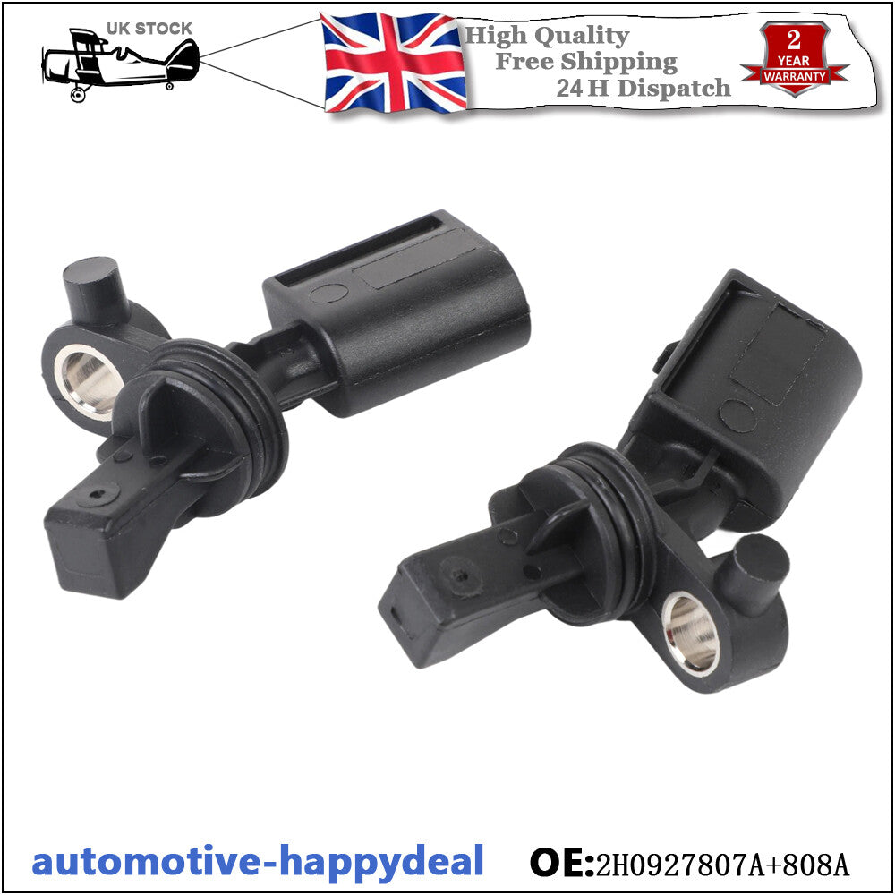 2x ABS Wheel Speed Sensor RearFor for VW Amarok 10-21 2.0 3.0 2H0927807A 2H0927808A