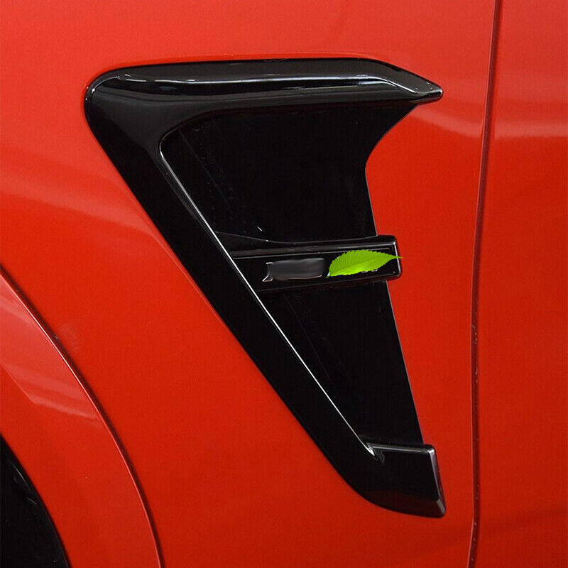 for BMW X3 G01 2018-21 ABS Black Air Flow Vent Side Fender Decor Sticker Trim 2P
