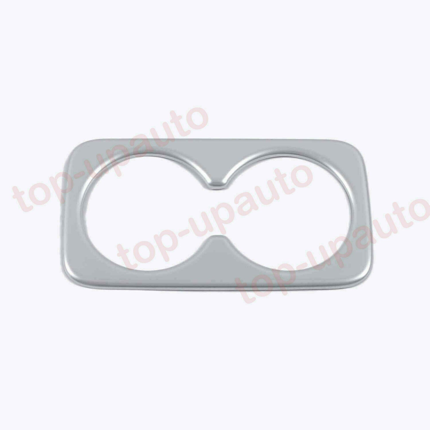 for Nissan Rogue 2021-2022 ABS Silver Rear Cup Holder Panel Frame Trim Cover