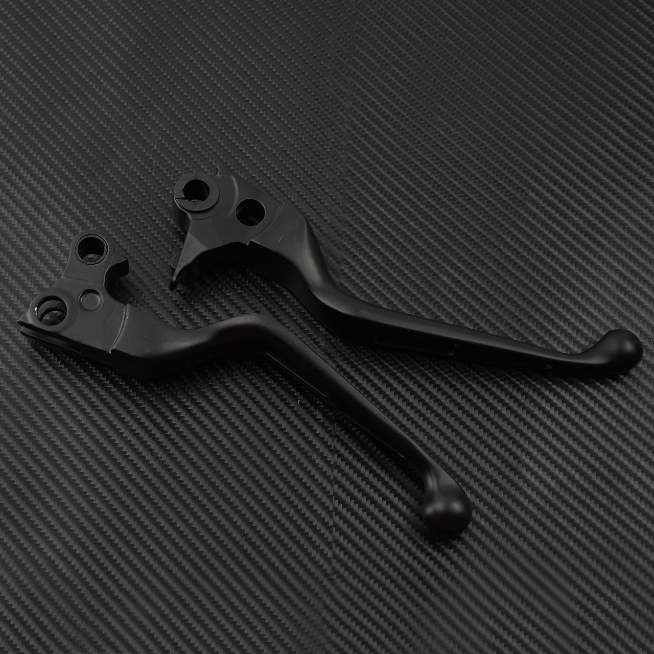 Matte Black Clutch Brake Levers Fit for Harley Sportster XL Dyna Touring Softail