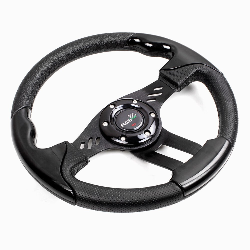 For 84-04 for Ford for Mustang Non-GT Steering Wheel +Hub Adapter+Horn Button
