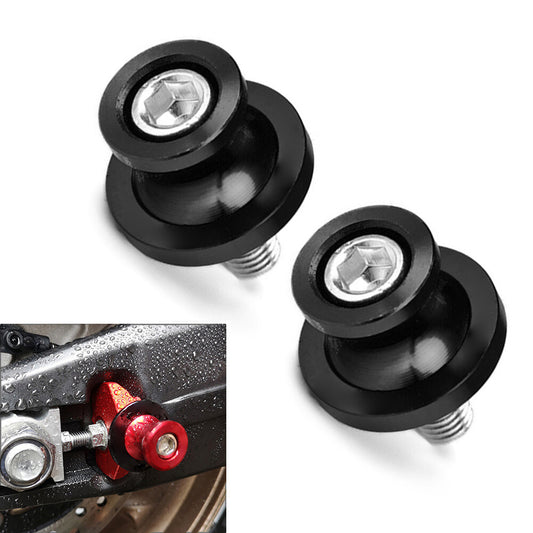 2¢ªSchwingenspulen Slider Stand Schraube 8MM f¨¹r for HONDA CBR 600 900 1000RR schwarz