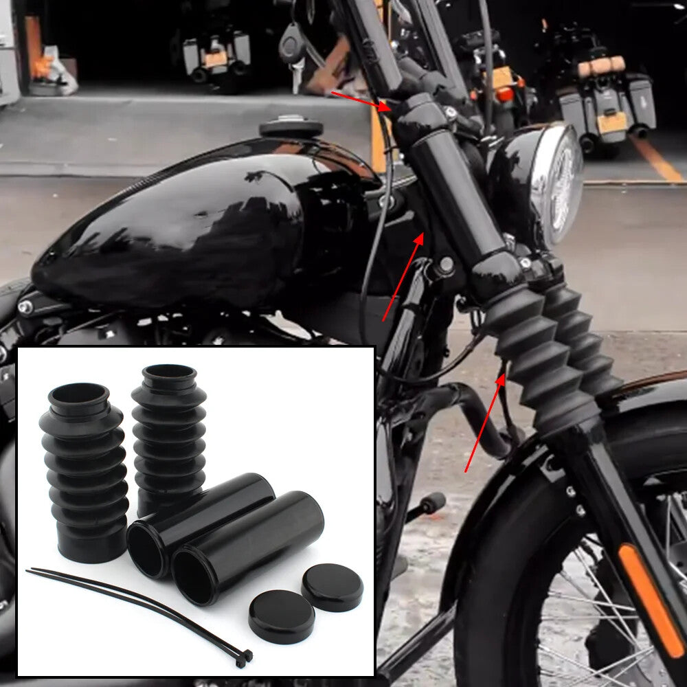 for Harley Street Bob Low Rider 18-UP Fork Cover | Upper/Lower Shock Absorber Sleeve