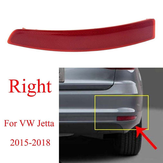 for VW for Jetta Sedan 2015-2018 Right Side Rear Bumper Reflector Light Brake Lamp
