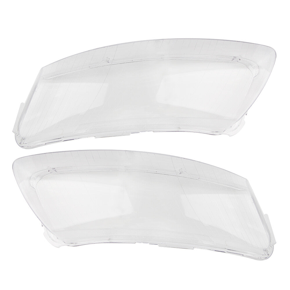 2-piece transparent headlight lens cover for Audi A6 C6 2006 - 2011 (approximately)