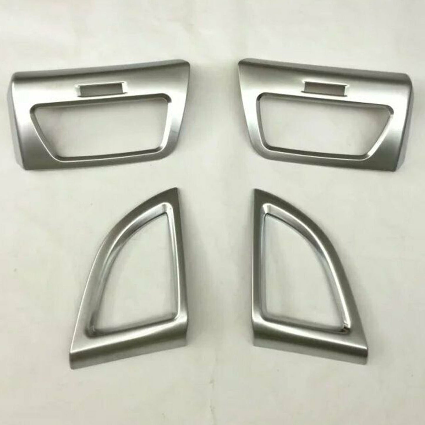 4X Matte Silver Car Dashboard Air Outlet Trim Cover for Honda CRV/CR-V 2012-2016