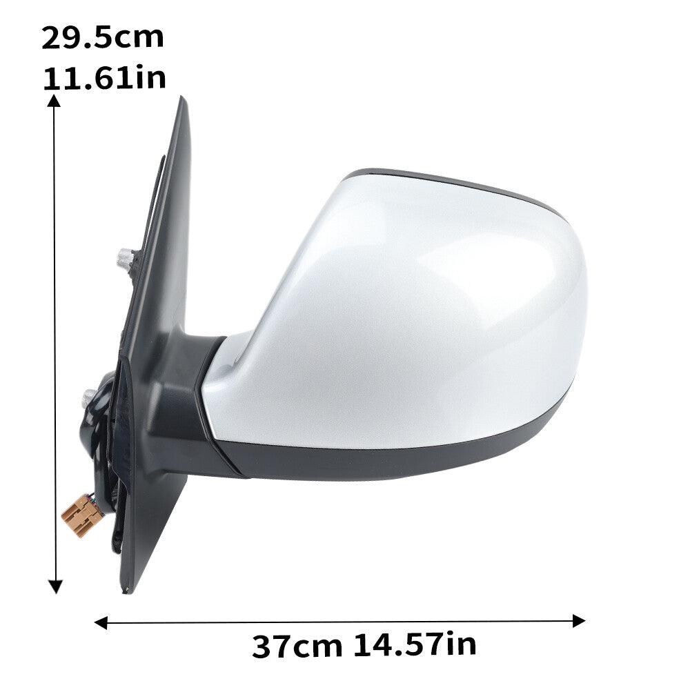 F¨¹r for VW T5 Transporter 2010-2015 Au?enspiegel R¨¹ckspiegel Silber Links 7 Draht