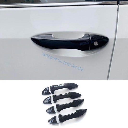 for Toyota for Corolla 14-19 Glossy Black Exterior Side Door Handle Cover Trim 8X