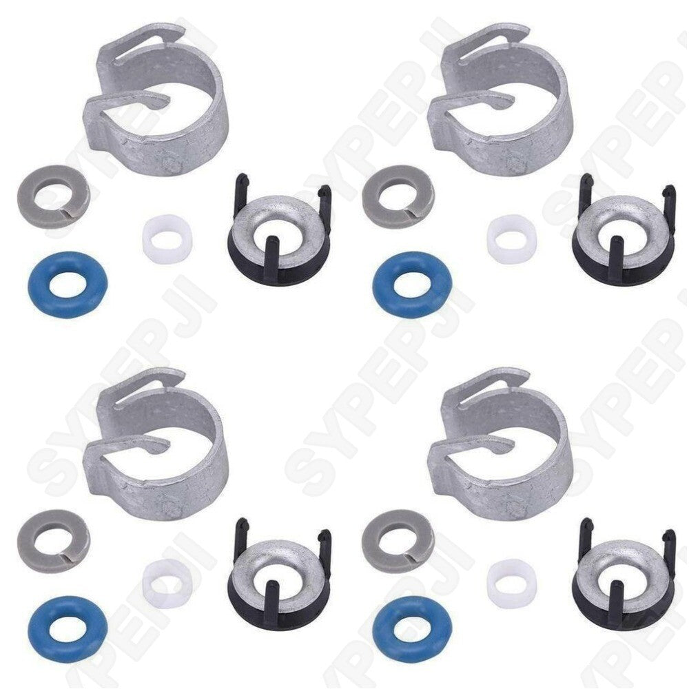 4-piece fuel injector O-ring seal repair kit for Audi A4, for Jetta GLI, GTI 1.8, 2.0T (new)