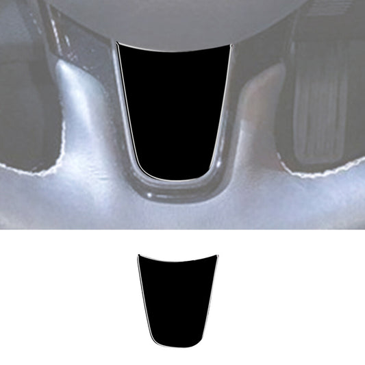 Gloss Black Interior Steering Wheel Chin Cover Trim for Chrysler 200 2015-2017