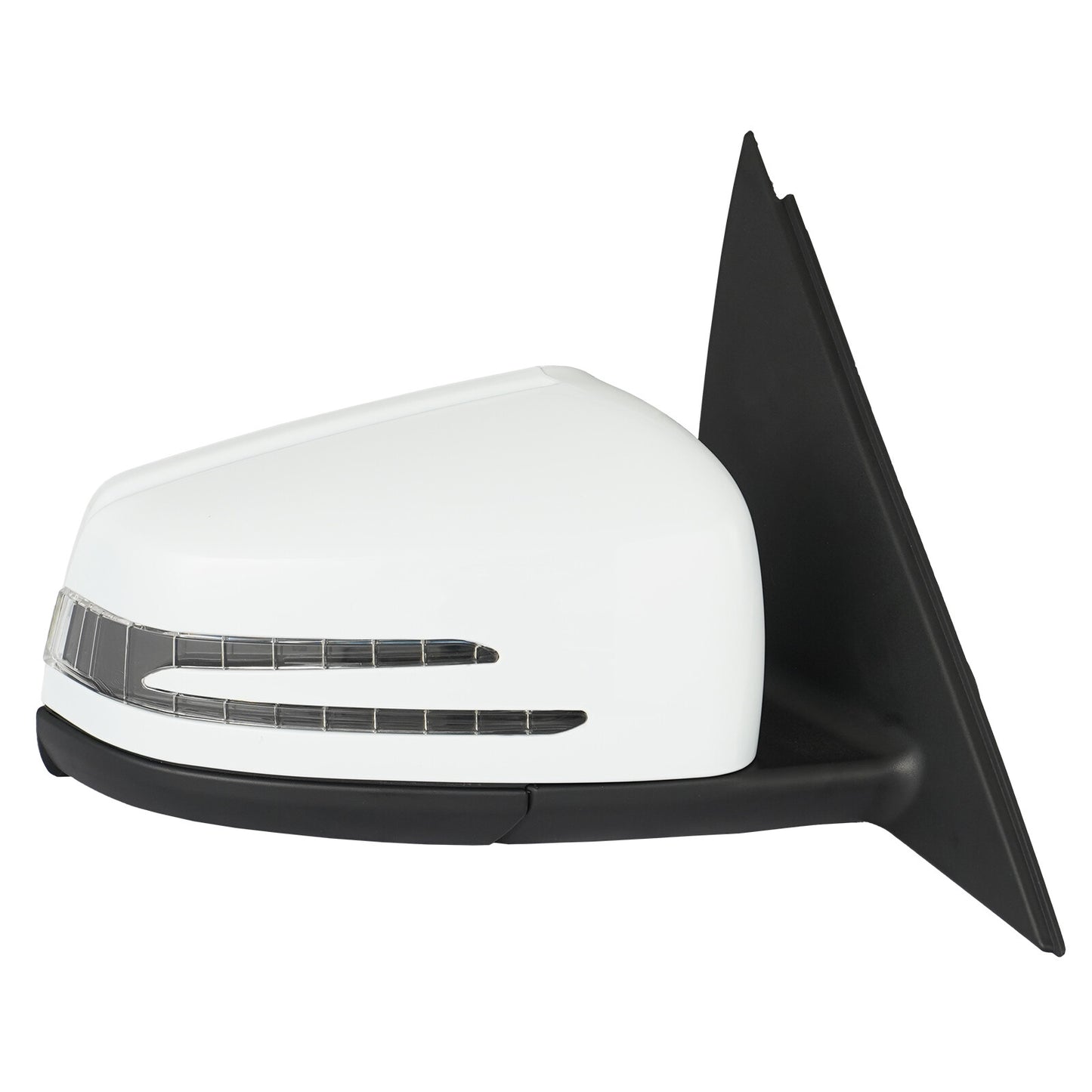White right-side passenger mirror suitable for Mercedes C250, C300, C350 (2011, 2012, 2013, 2014-).