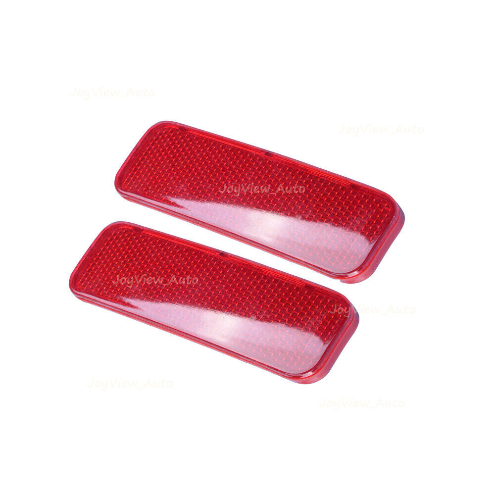 Set of 2 Bumper Reflector Red for Ford Transit Rear Left and Right Replacement