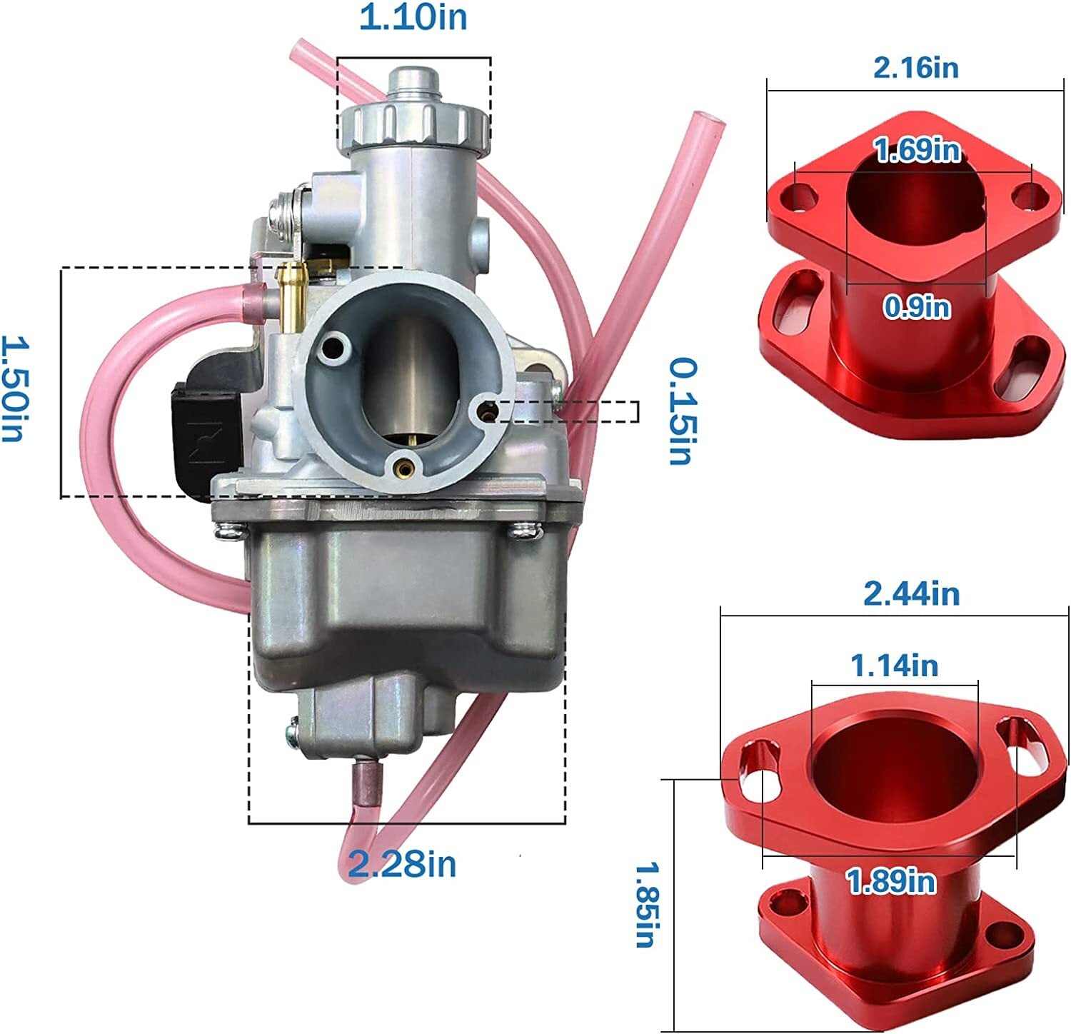 VM22Carburetor for Carb for honda GX200 160 196cc/TrailMaster MB200-1 MB200-2