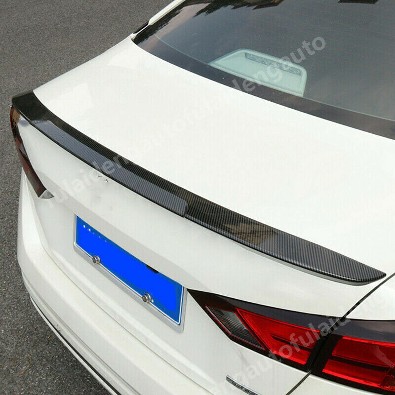 for Nissan Altima 2019-2024 Carbon Fiber ABS Rear Trunk Spoiler Boot Lip Wing 1X