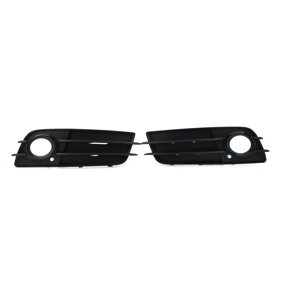 for Audi A4 B8 S4 08-12 Black 8K0807681C/2C Front Bumper Fog Light Grille Cover