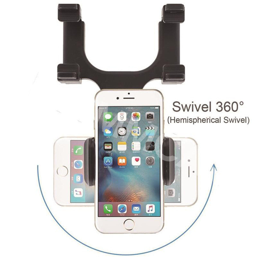 Accessory Car Rearview Mirror Mount Stand Holder Cradle For Mobile CellPhone GPS