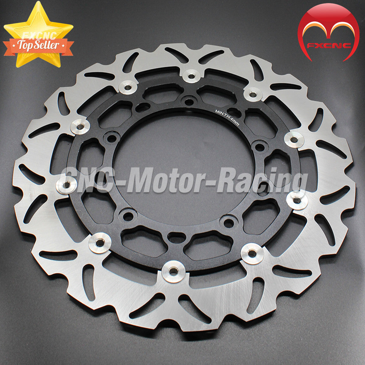 Suitable for Yamaha R25 R3 2015-2016 CNC motorcycles with 320mm front floating brake disc rotor.