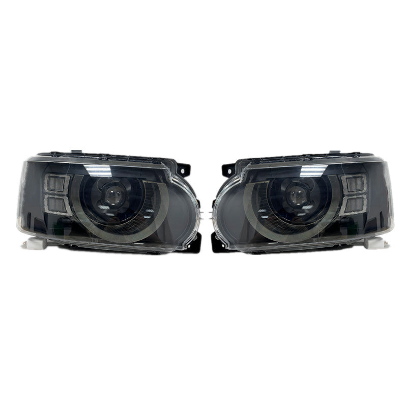 for Defender Style Headlight Assembly for Range Rover Vogue L322 2010-2012 Head Lamp