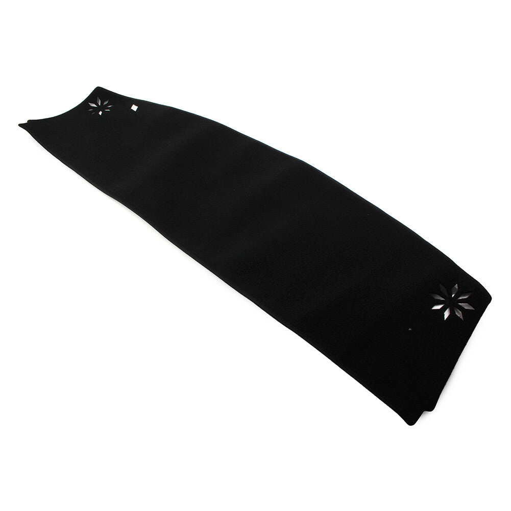 Dashboard Cover Instrument Panel Pad Polyester for Tesla Model 3 17-19 Black