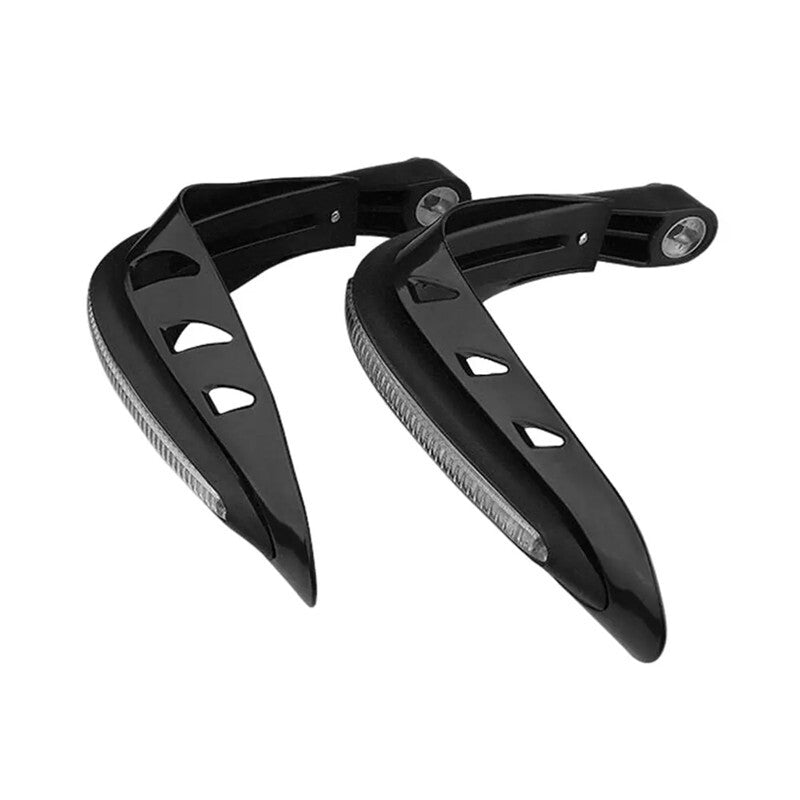 Motobike Lever Protector Handguard Handle Cover Windproof LED Turn Signal Light