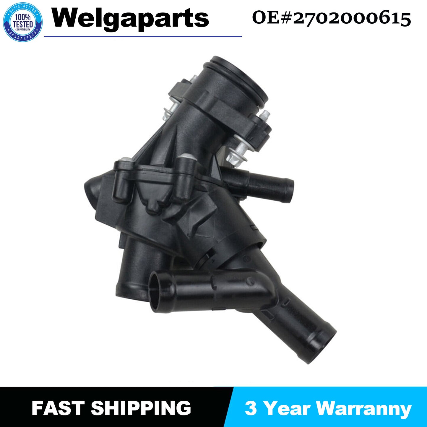 for MERCEDES-BENZ B250 13-19 CLA180 15-16Coolant Thermostat Housing 2702000415