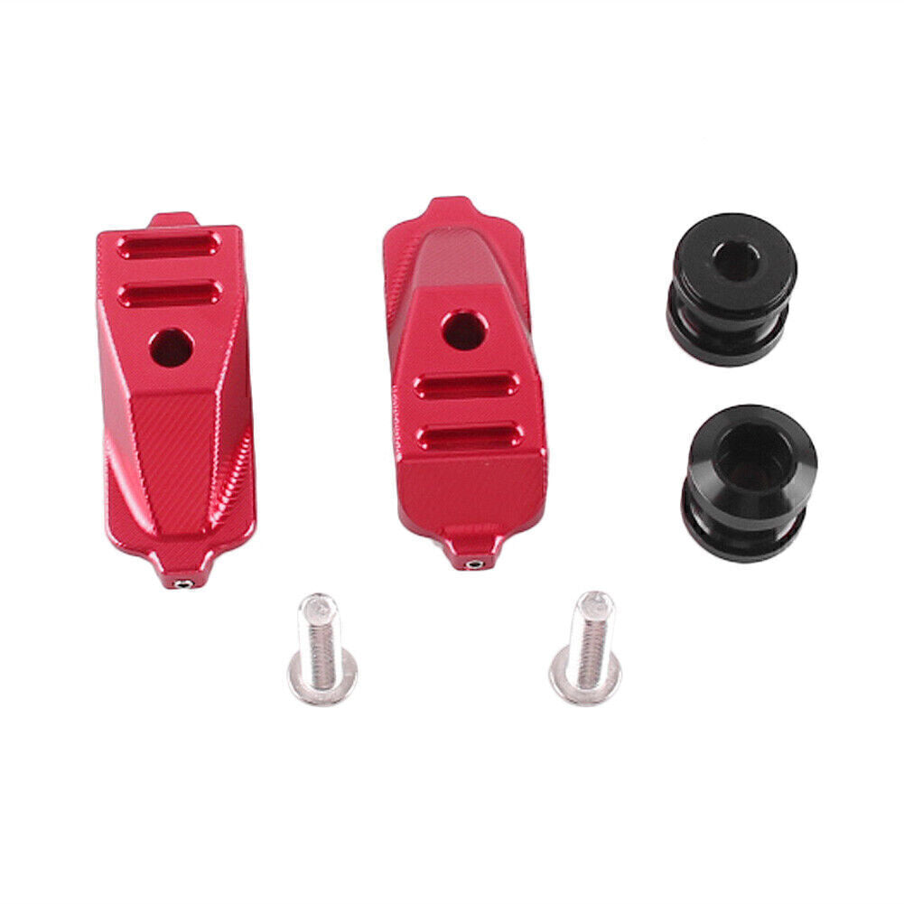 Motor CNC Swingarm Spool Adapters Mounts for Honda CBR500 2014 2015 14 15 Red